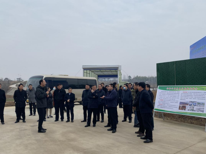 孝感市领导一行莅临suncitygroup太阳新城湖北种禽基地考察调研